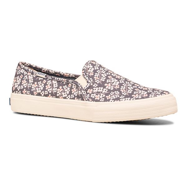 Keds Womens Double Decker Floral Eyelet Casual Sneakers,