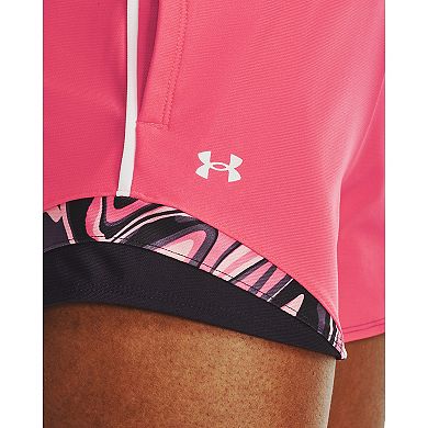 Women's Under Armour Play Up 3.0 Tri-Color Shorts