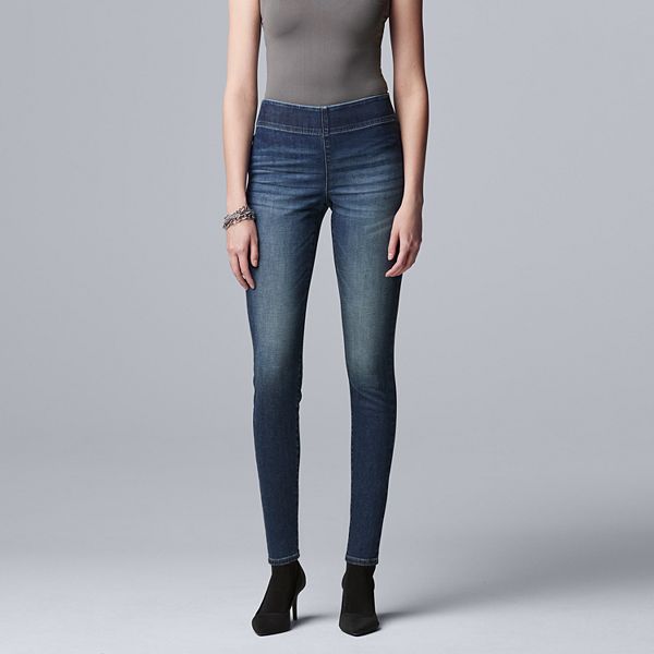 Women's Simply Vera Vera Wang Pull-On Stretch Skinny Jeans