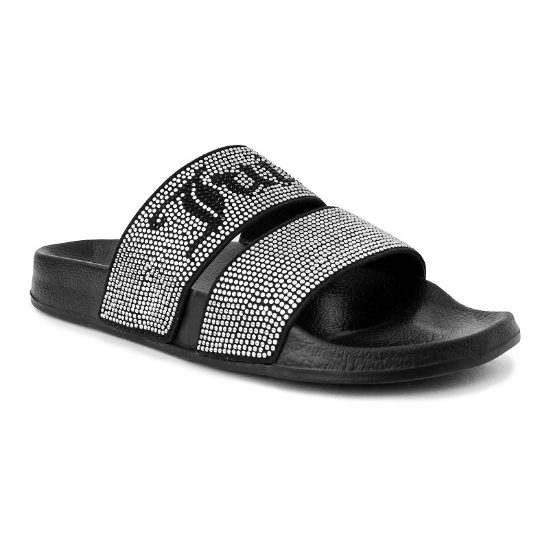 UPC 193605442891 product image for Juicy Couture Winx Women's Slide Sandals, Size: 8, Black | upcitemdb.com