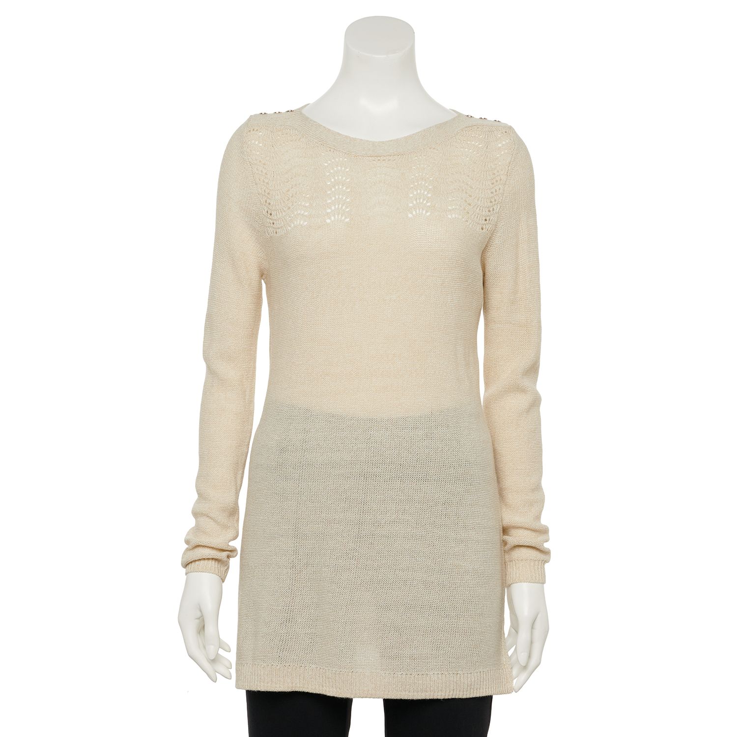 women's petite tunic sweaters