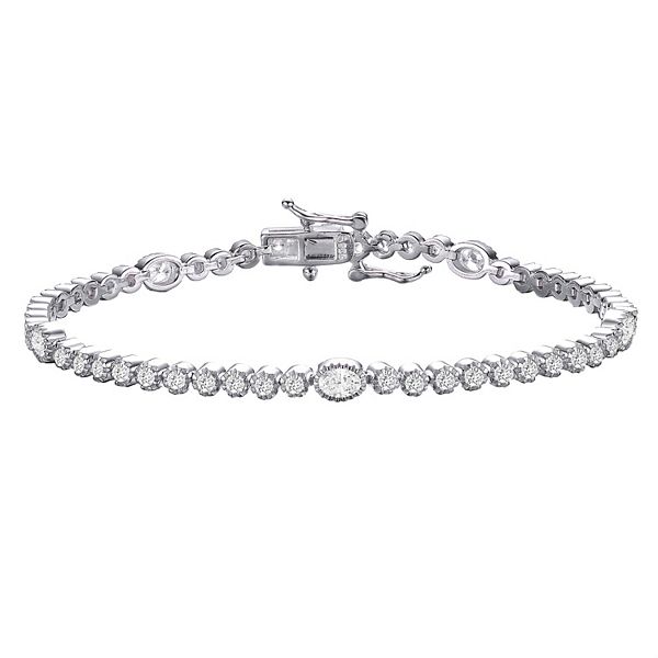 Cubic Zirconia Round Tennis Bracelet