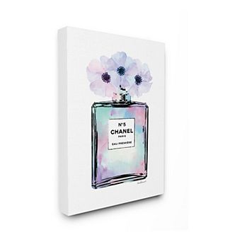 Stupell Home Decor Purple Flower Perfume Canvas Wall Art