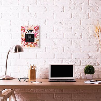 Stupell Home Decor Black Perfume Plaque Wall Art