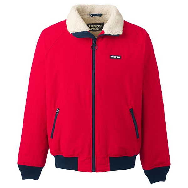 lands end sherpa shirt jacket
