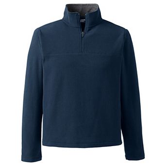 Men's Lands' End Fleece Quarter-Zip Pullover