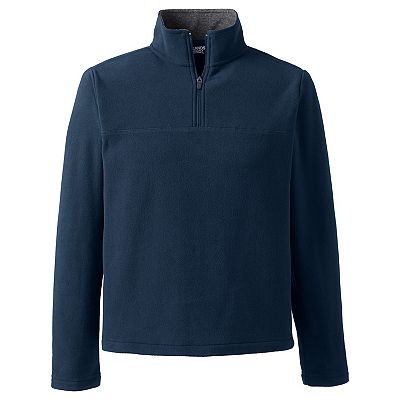 Men s Lands End Fleece Quarter Zip Pullover