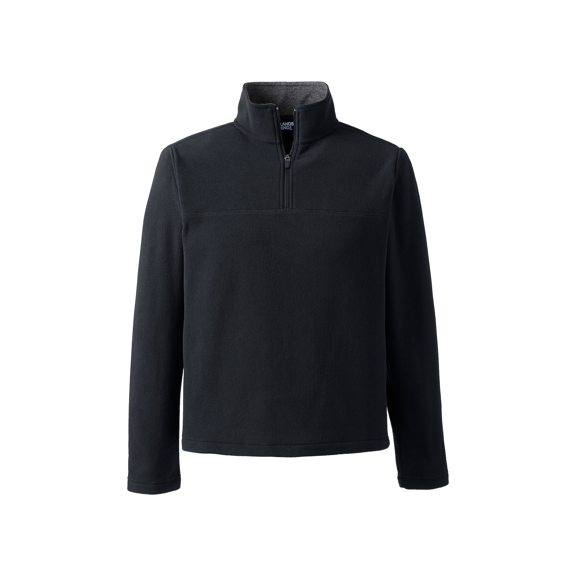 Big & Tall Lands End Fleece Quarter-Zip Pullover, Mens, Size: Large Tall,
