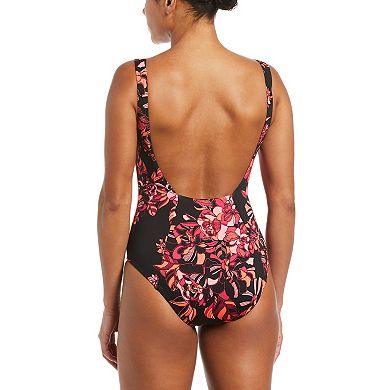 Women's Nike Floral U-Back One-Piece Swimsuit
