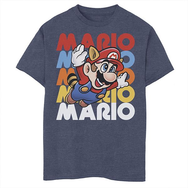 Boys 8-20 Nintendo Super Mario Retro Repeat Raccoon Graphic Tee