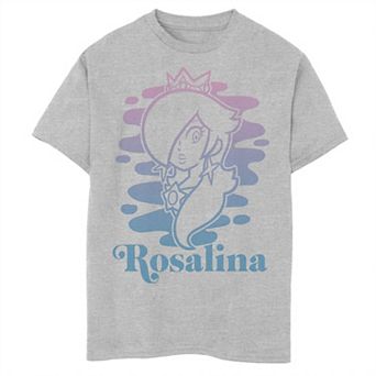 Boys 8-20 Nintendo Super Mario Rosalina Gradient Outline Portrait Graphic Tee