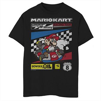 Boys 6-20 Nintendo Color Kart Checkers Graphic Tee