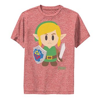 Boys 6-20 Nintendo Legend Of Zelda Links Awakening Link Avatar Cartoon Portrait Graphic Tee