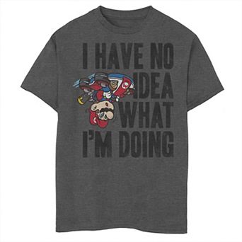 Boys 6-20 Nintendo Mario Kart No Idea What I'm Doing Graphic Tee