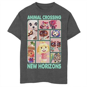 Boys 6-20 Animal Crossing New Horizons Group Box Up Graphic Tee