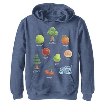 Boys 8-20 Animal Crossing New Horizons Fruit & Trees Graphic Hoodie