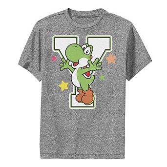 Boys 8-20 Nintendo Super Mario Yoshi Stars Poster Graphic Tee