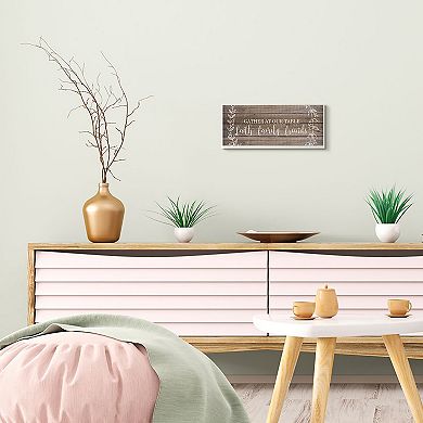 Stupell Home Decor Faith Family Friends Plaque Wall Art