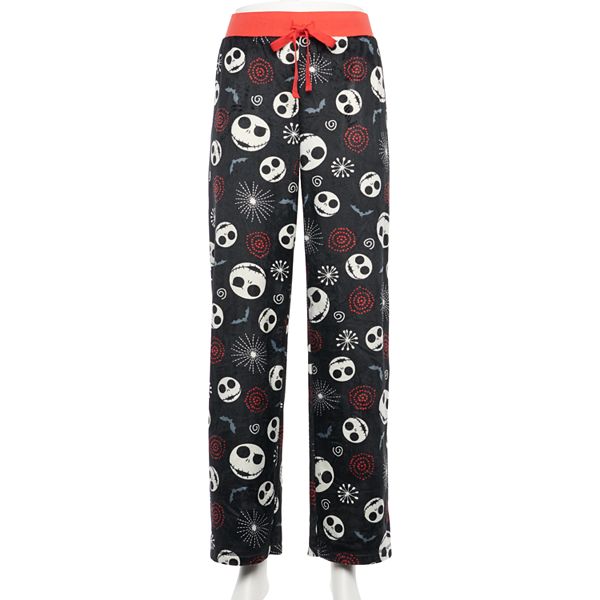 Women S Tim Burton S The Nightmare Before Christmas Sueded Fleece Pajama Pants