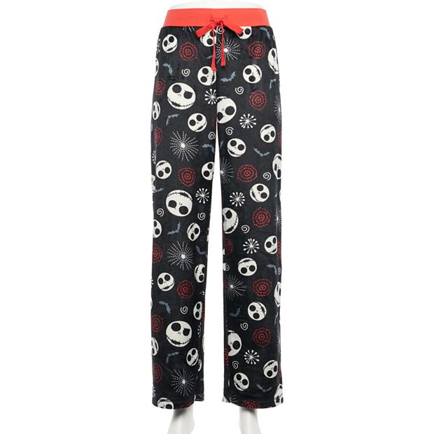 Women s Tim Burton s The Nightmare Before Christmas Sueded Fleece Pajama Pants