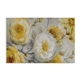 Stupell Home Decor Flower Blossoms Canvas Wall Art