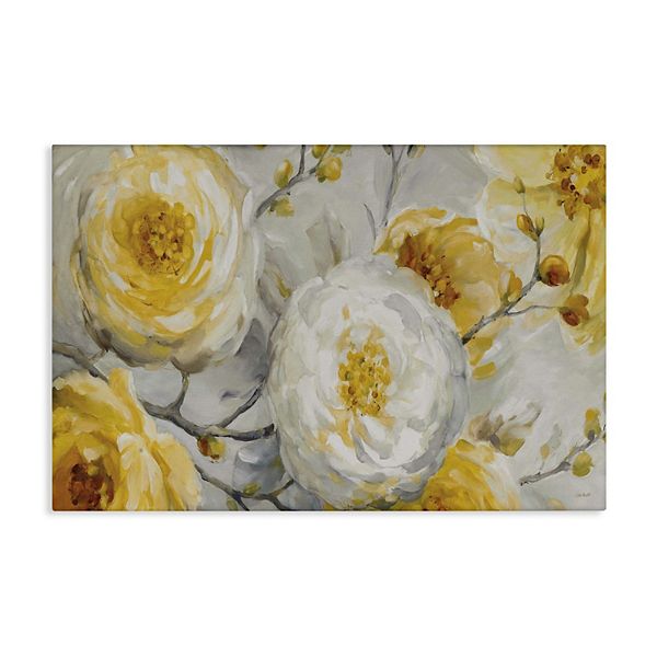 Stupell Home Decor Flower Blossoms Canvas Wall Art