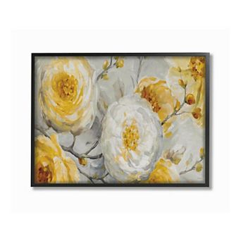 Stupell Home Decor Flower Blossoms Framed Wall Art