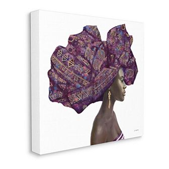 Stupell Home Decor Female Portrait Canvas Wall Art