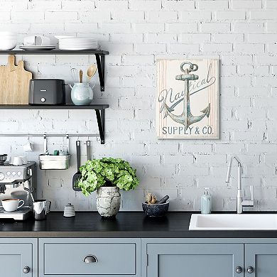 Stupell Home Decor Boat Anchor Plaque Wall Art