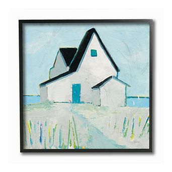 Stupell Home Decor Tranquil Cape House Framed Wall Art