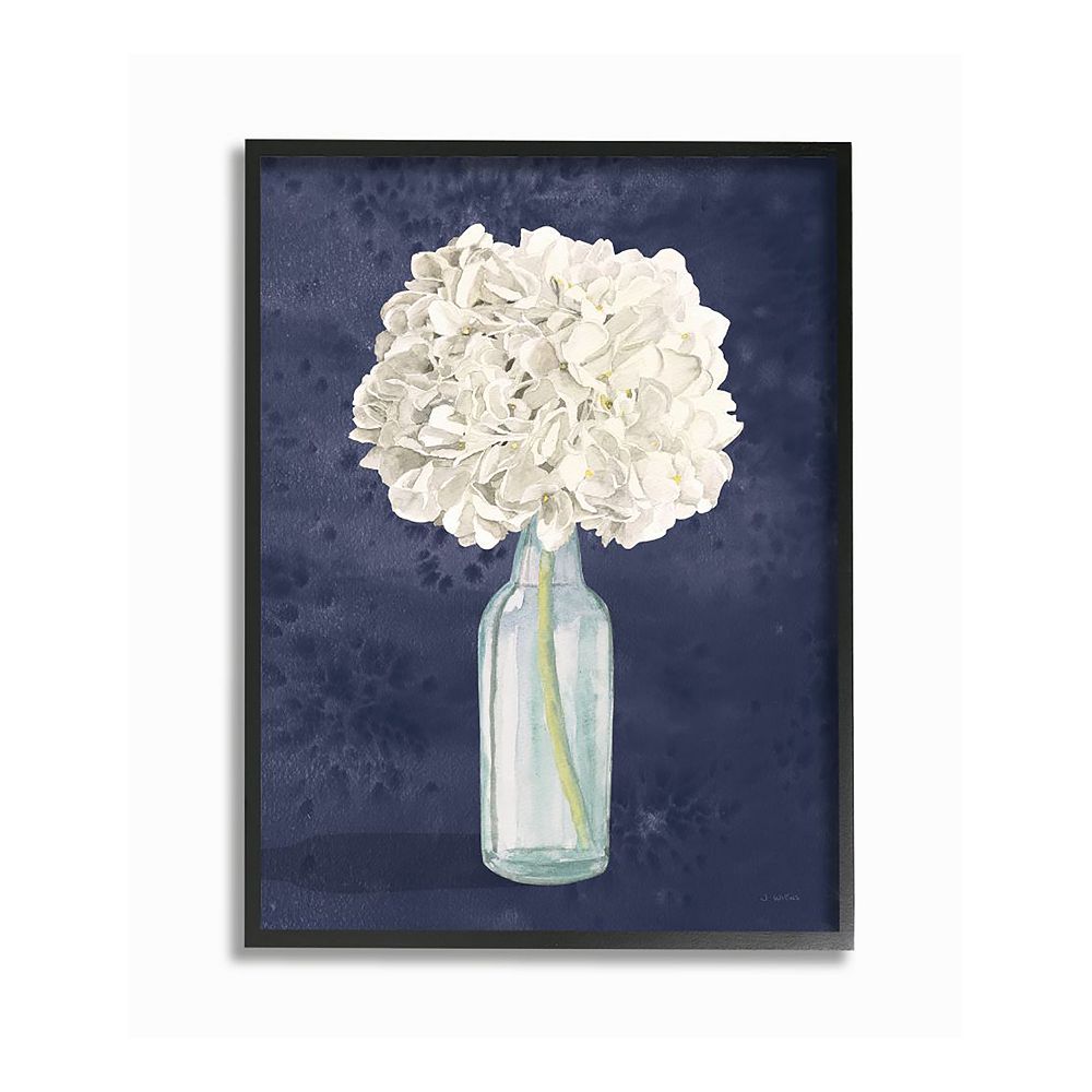 Stupell Home Decor White Floral Bouquet Framed Wall Art