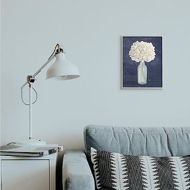 Stupell Home Decor White Floral Bouquet Bottle Framed Wall Art