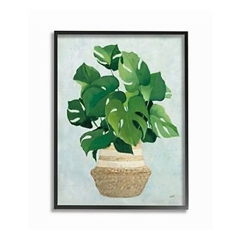 Stupell Home Decor Monstera Plant Framed Wall Art