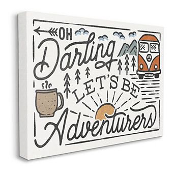 Stupell Home Decor Adventurers Canvas Wall Art - 16" x 20"