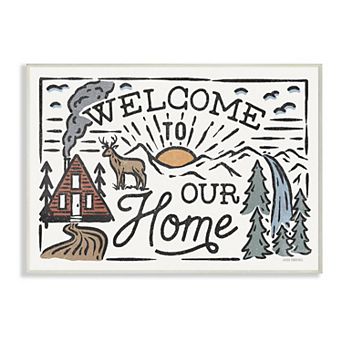 Stupell Home Decor Our Home Plaque Wall Art