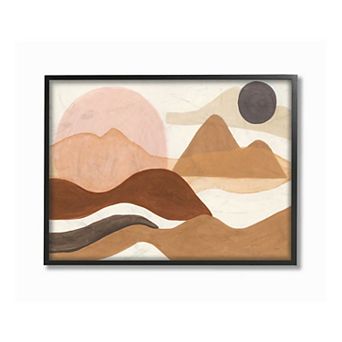 Stupell Home Decor Mountain Range Framed Wall Art