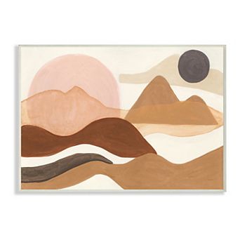 Stupell Home Decor Mountain Range Plaque Wall Art