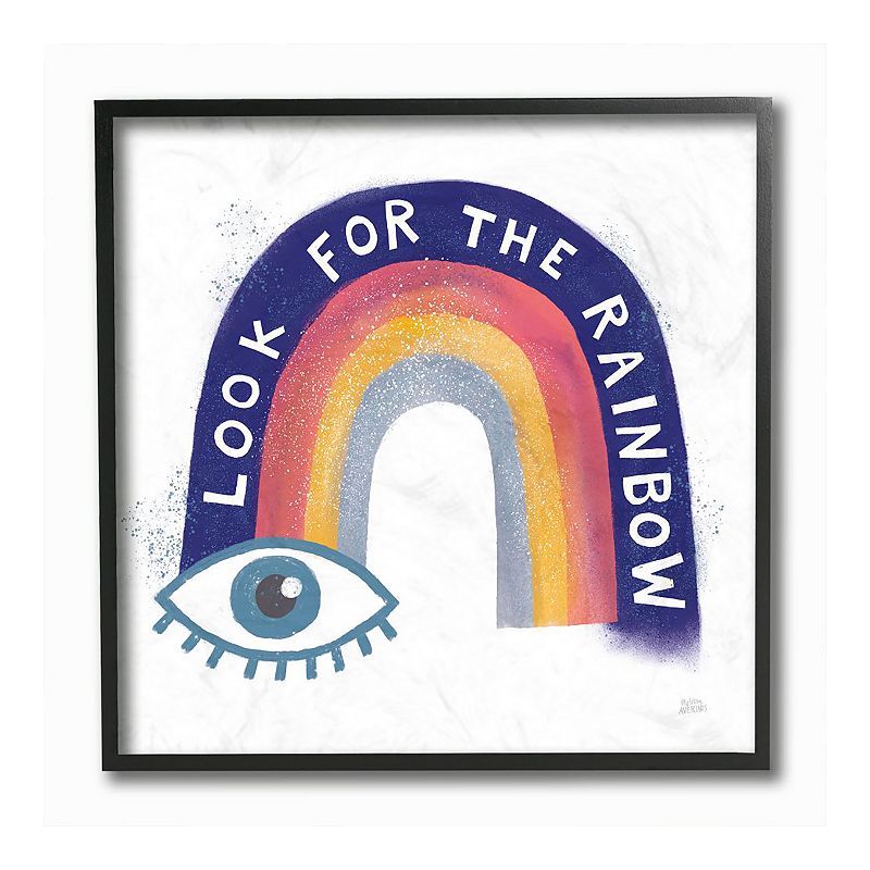 Stupell Home Decor Inspirational Rainbow Framed Wall Art, Multi