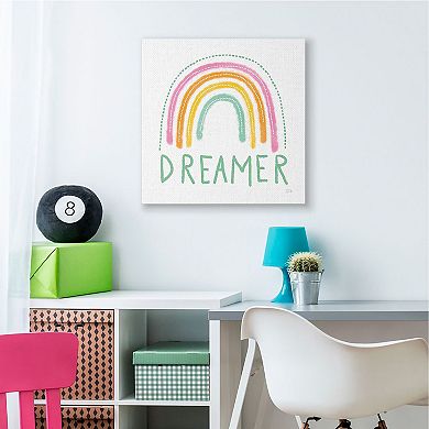 Stupell Home Decor Dreamer Rainbow Canvas Wall Art