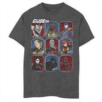 Boys 6-20 G.I. Joe Group Shot Box Up Graphic Tee