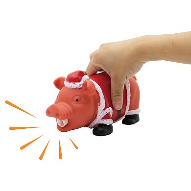 Novelty Christmas Pig Squeaky Toy