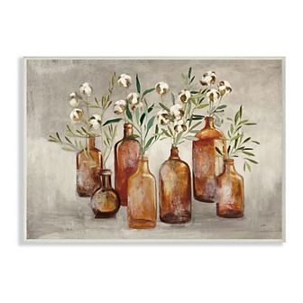 Stupell Home Decor Country Cotton Flower Plaque Wall Art