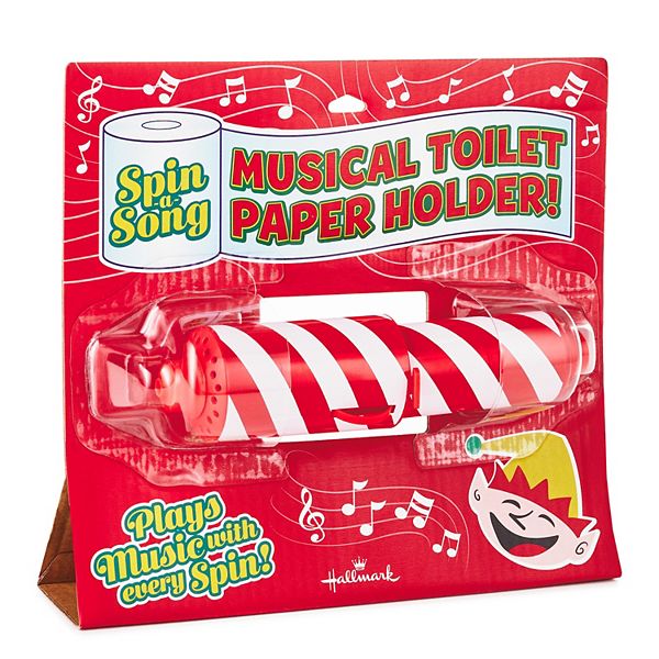 Hallmark Spin-a-Song Musical Toilet Paper Roll Holder