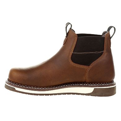 Georgia Boots Wedge Men's Waterproof Chelsea Work Boots