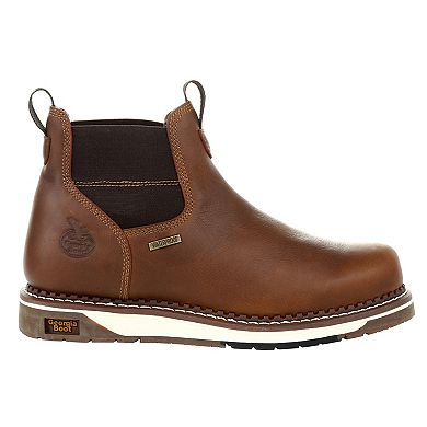 Georgia Boots Wedge Men's Waterproof Chelsea Work Boots