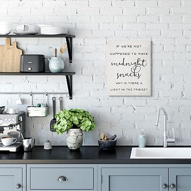 Stupell Home Decor Midnight Snack Plaque Wall Art