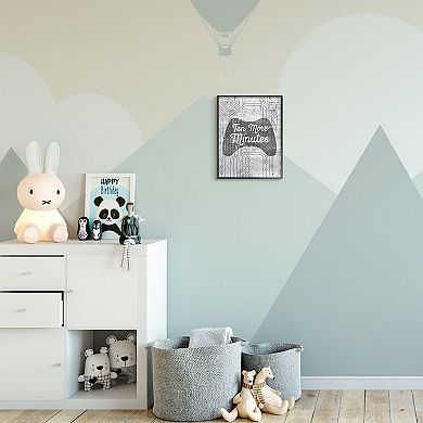 Stupell Home Decor Ten More Minutes Video Game Framed Wall Art