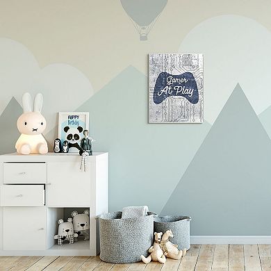 Stupell Home Decor Gamer at Play Plaque Wall Art