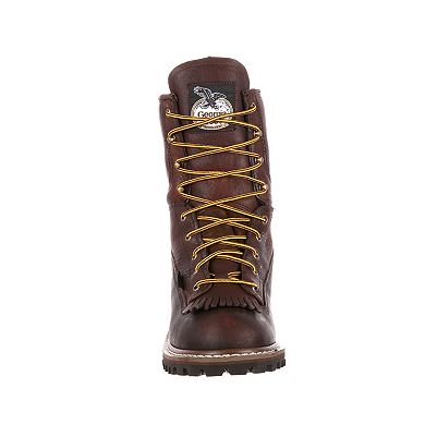 Georgia Boots Logger Men's Waterproof Steel Toe Work Boots