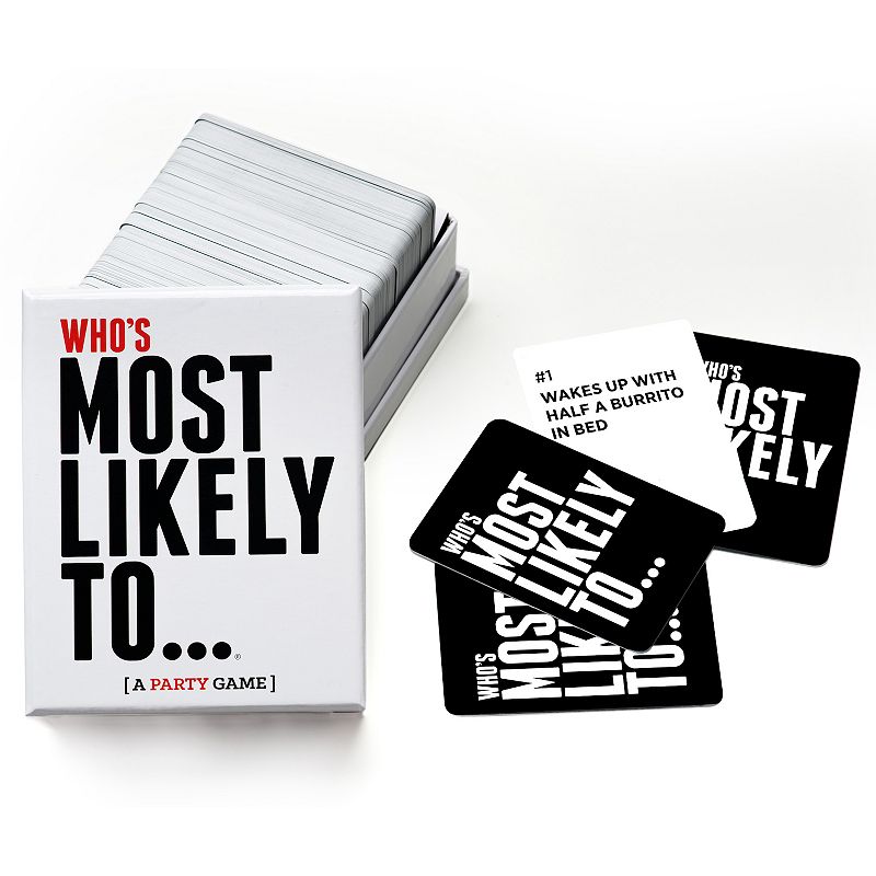 Whos Most Likely To... Adult Card Game by DSS Games, Multicolor